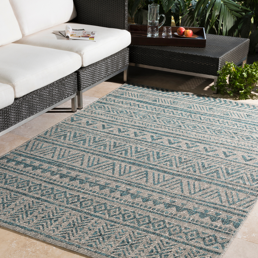 Surya Eagean EAG-2307 Aqua Area Rug