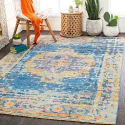 Alternative view of Surya Festival FVL-1007 Blue Area Rug