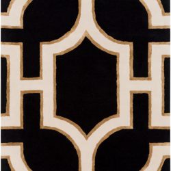 Surya Intermezzo INE-1000 Black Area Rug