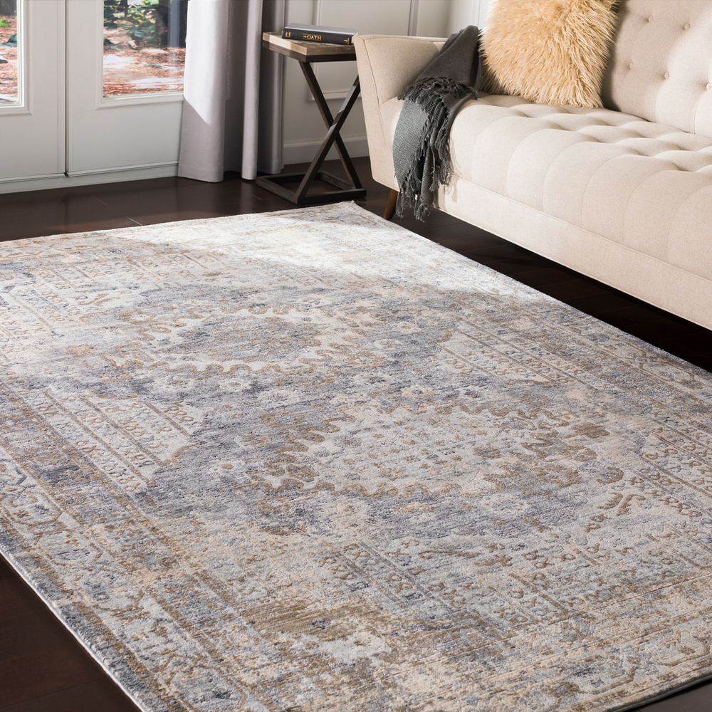 Surya Liverpool LVP-2301 Black Area Rug