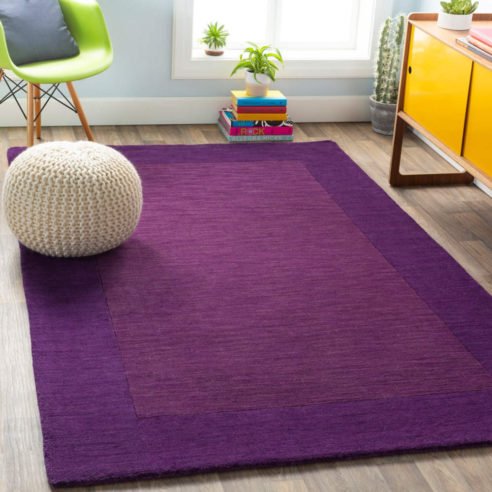 Surya Mystique M-349 Dark Plum Area Rug