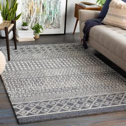 Alternative view of Surya Maroc MAR-2305 Black Area Rug