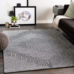 Surya Nepali NPI-2317 Black Area Rug