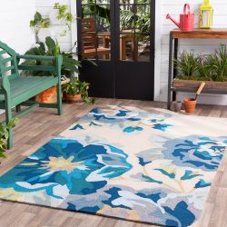 Alternative view of Surya Rain RAI-1231 Blue Area Rug