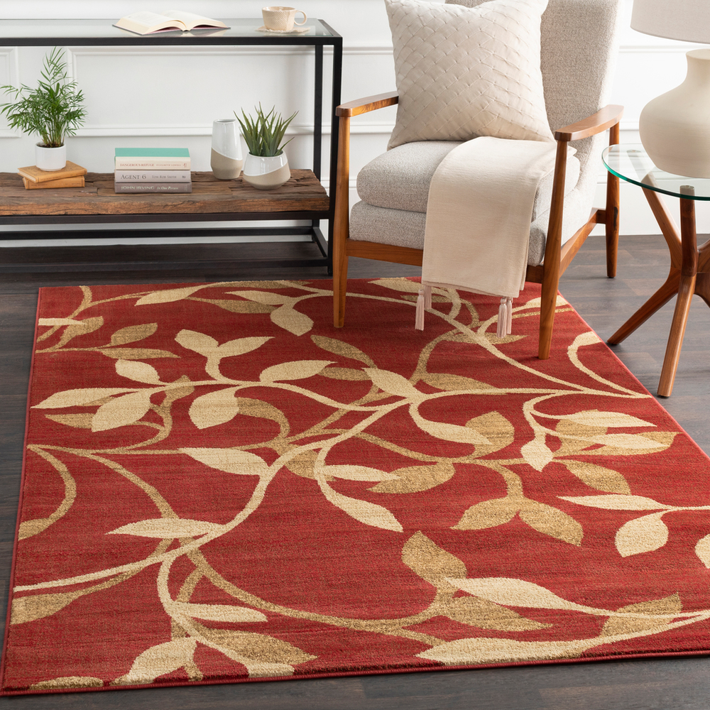 Surya Riley RLY-5011 Burgundy Area Rug - Image 2