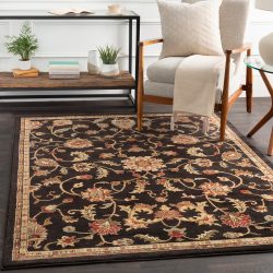 Surya Riley RLY-5025 Black Area Rug