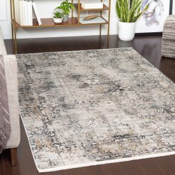 Alternative view of Surya Solar SOR-2308 Black Area Rug