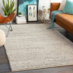 Alternative view of Surya Tahoe TAH-3709 Black Area Rug