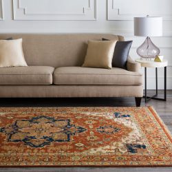 Surya Zeus ZEU-7805 Brick Red Area Rug