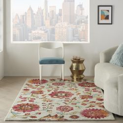 Nourison Bahari BAH04 Grey Area Rug