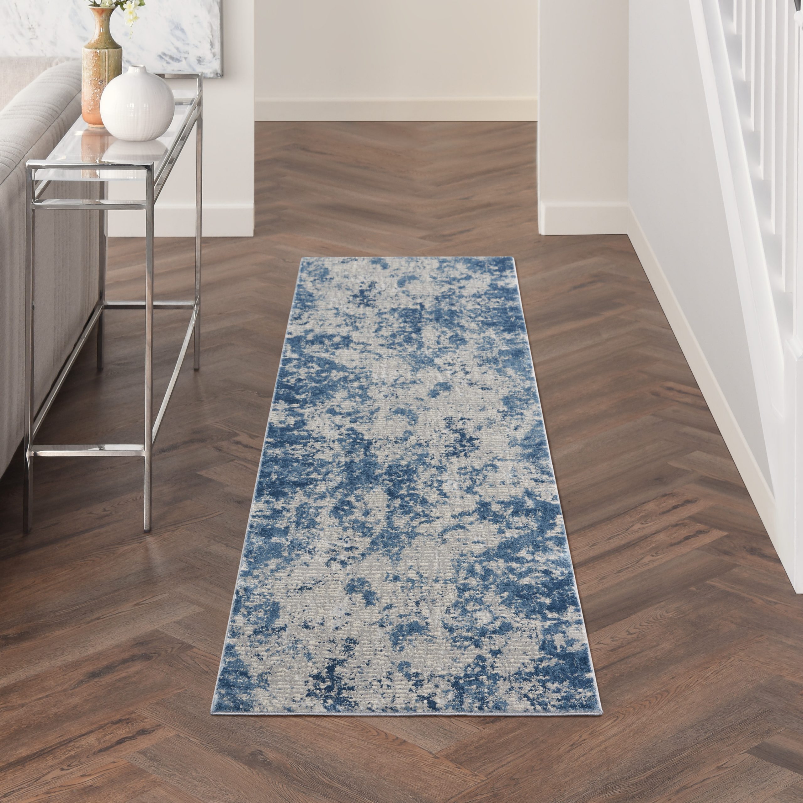 Nourison Rustic Textures RUS16 Grey Area Rug