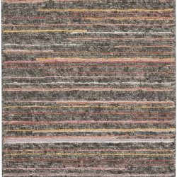 Alternative view of Nourison Plateau PAE01 Grey Area Rug