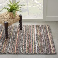 Nourison Plateau PAE01 Grey Area Rug