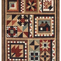 Oriental Weavers WOODLANDS 9596a Brown Area Rug