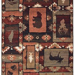 Oriental Weavers WOODLANDS 9601d Brown Area Rug
