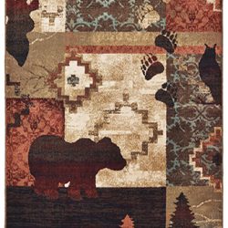 Oriental Weavers WOODLANDS 9649a Brown Area Rug