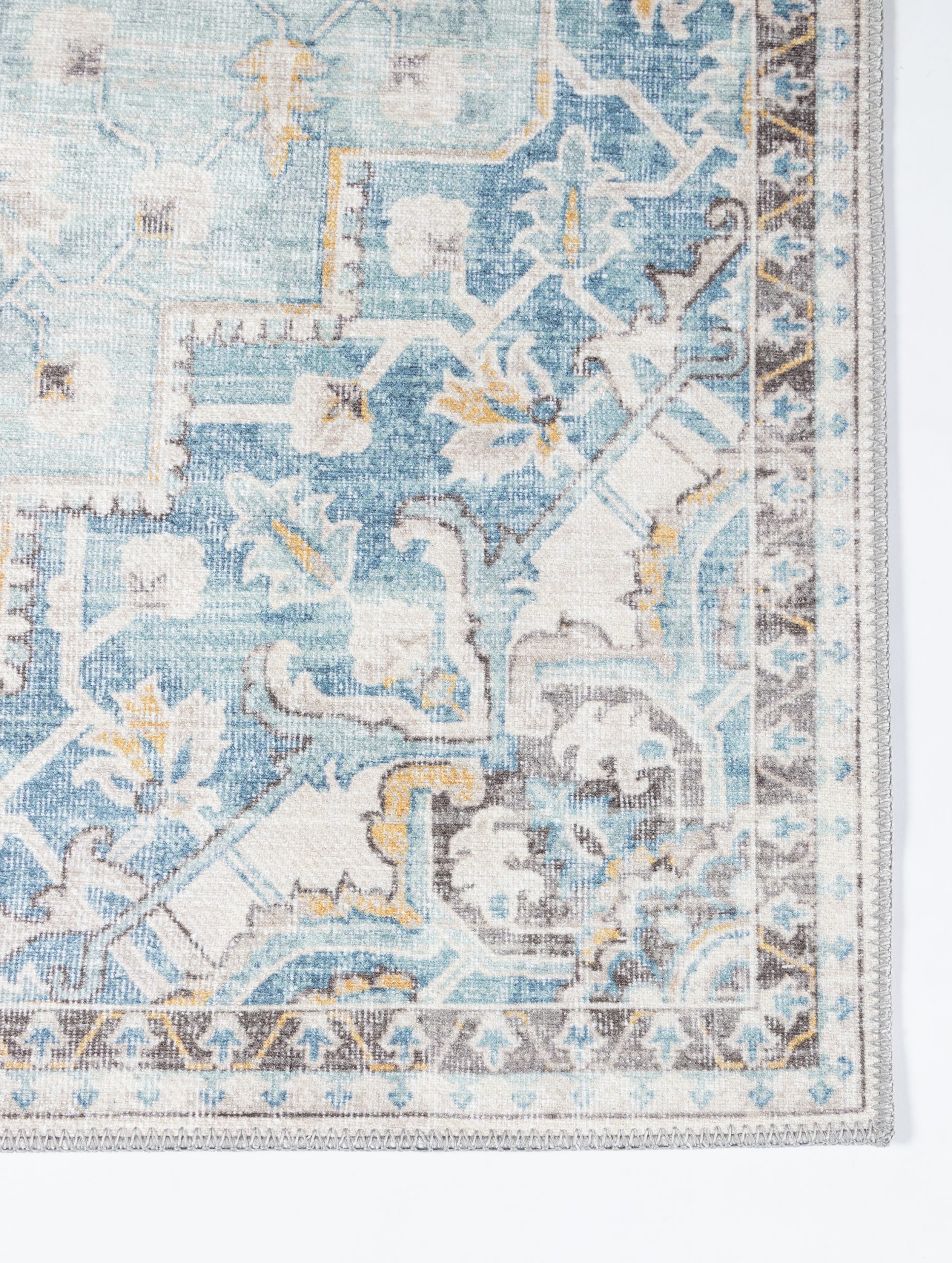 Momeni Afshar AFS32 Light Blue Area Rug - Image 2