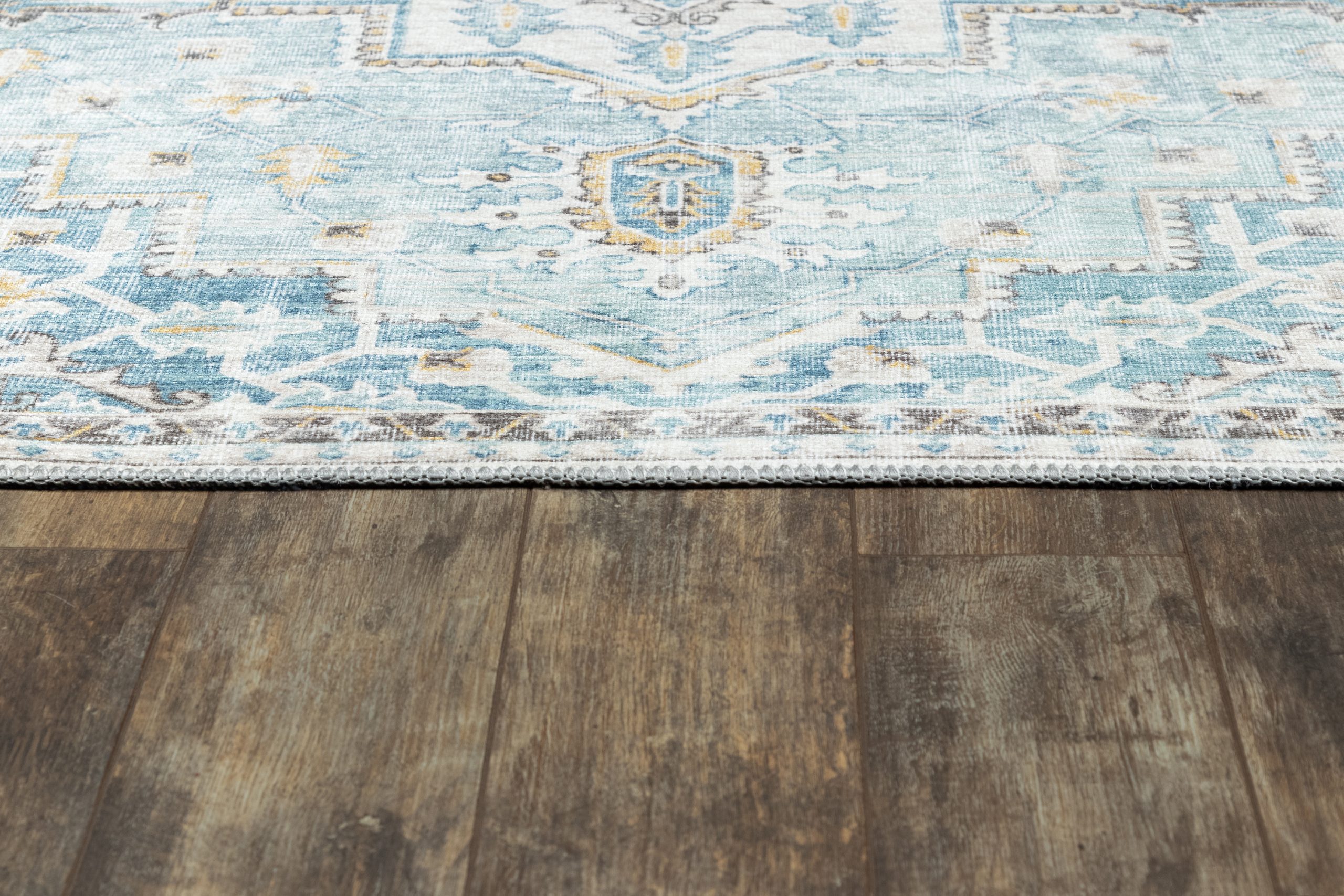 Momeni Afshar AFS32 Light Blue Area Rug - Image 3