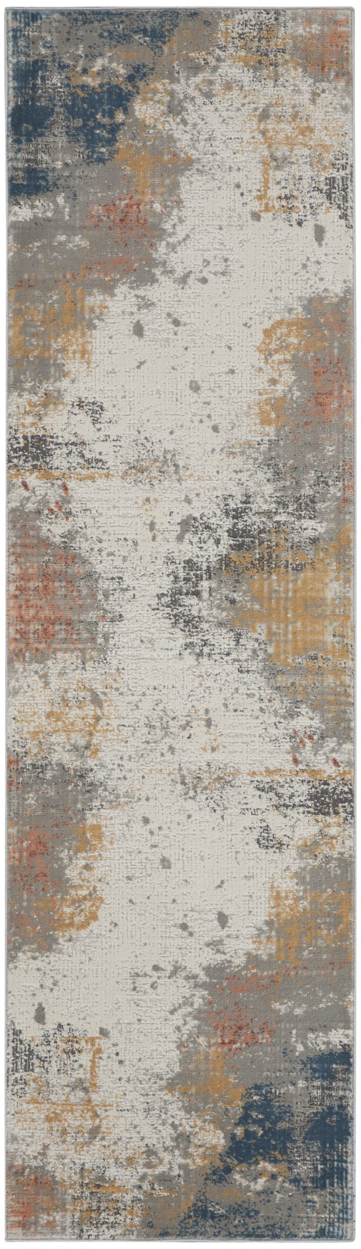 Nourison Rustic Textures RUS13 Grey Area Rug - Image 2