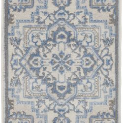 Alternative view of Nourison Elation ETN10 Ivory Blue Area Rug