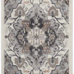 Alternative view of Nourison Elation ETN09 Ivory Grey Area Rug
