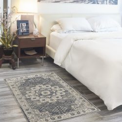 Nourison Quarry QUA07 Grey Ivory Area Rug