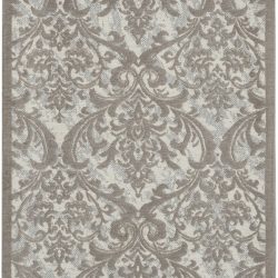 Alternative view of Nourison Damask DAS02 Ivory Area Rug