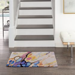 Nourison Prismatic PRS20 Grey Lilac Multi Area Rug