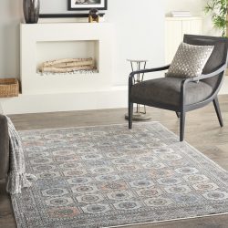 Nourison Starry Nights STN09 Grey Area Rug