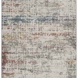 Alternative view of Nourison Rustic Textures RUS14 Light Grey Multi Area Rug
