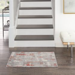 Nourison Elation ETN06 Grey Brick Area Rug