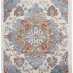Alternative view of Nourison Elation ETN09 Ivory Blue Area Rug