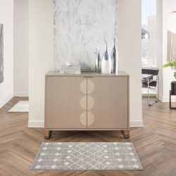 Nourison Grafix GRF37 Grey Area Rug