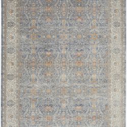 Alternative view of Nourison Starry Nights STN08 Light Blue Area Rug