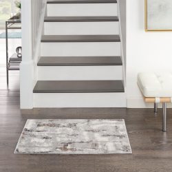Nourison Elation ETN06 Grey Ivory Area Rug