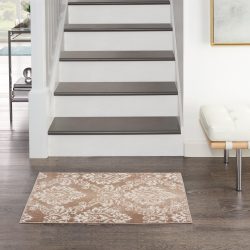 Nourison Elation ETN03 Ivory Mocha Area Rug