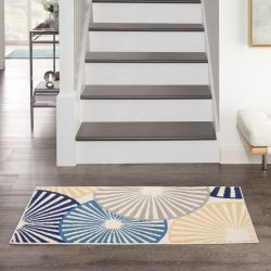 Nourison Grafix GRF20 White Area Rug