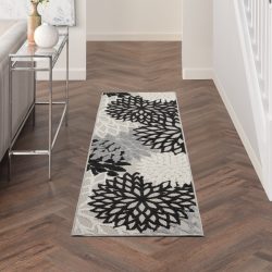 Nourison Aloha ALH05 Black White Area Rug