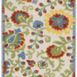 Alternative view of Nourison Aloha ALH17 Ivory Area Rug