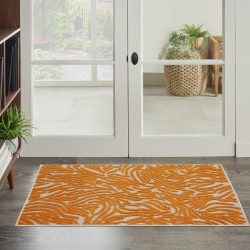 Nourison Aloha ALH04 Orange Area Rug