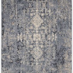 Alternative view of Nourison Moroccan Celebration KI3M1 Slate Area Rug