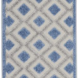 Alternative view of Nourison Aloha ALH26 Blue Area Rug