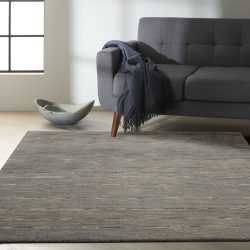 Calvin Klein Halo HAL01 Charcoal Area Rug