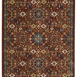 Oriental Weavers ABERDEEN 6r Red Area Rug
