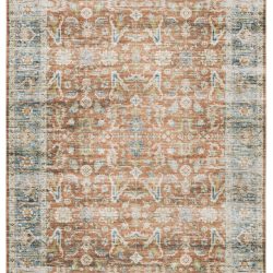 Oriental Weavers CHARLESTON cha04 Rust Area Rug