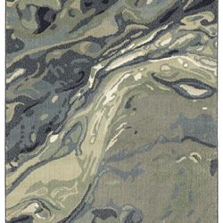 Oriental Weavers SENECA se10a Blue Area Rug