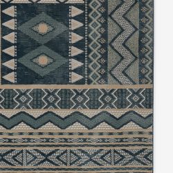 Alternative view of Momeni Genevieve GNV-9 Blue Area Rug
