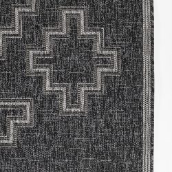Alternative view of Momeni Hampton HAM-9 Black Area Rug