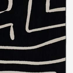 Alternative view of Momeni Noho NO-04 Black Area Rug