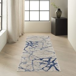 Calvin Klein River Flow RFV05 Ivory Blue Area Rug